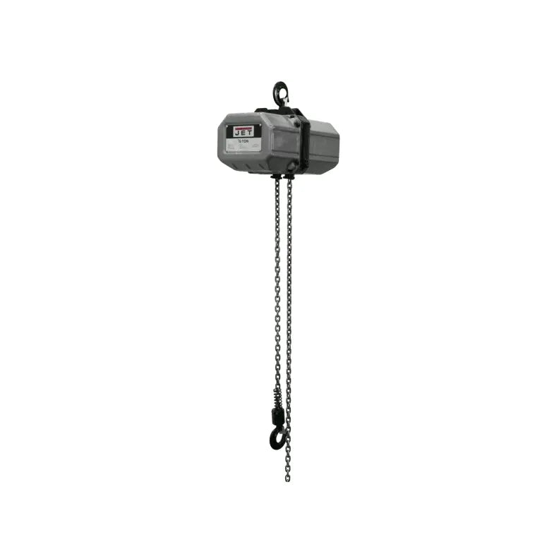 JET-1-2SS-3C-15-1-2-ton-3ph-15-lift-230-460V-prewired-460V-JT9-123150.jpg Chain Hoist | 1/2 Ton | Electric | 15' Lift | 3PH | JET JT9-123150 - Image 1