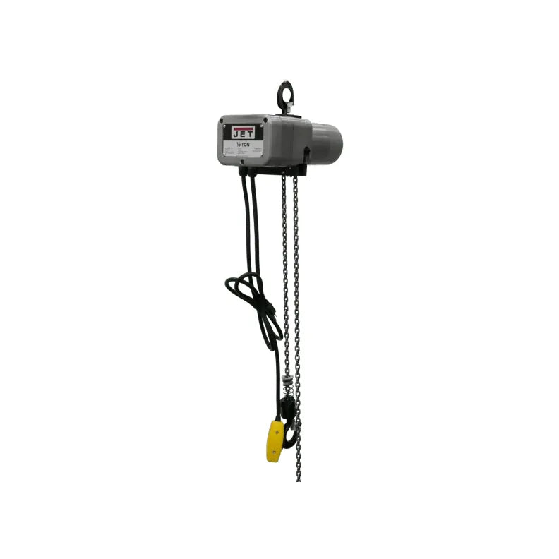 JET-JSH-275-20-1-8-ton-electric-chain-hoist-1-phase-20-lift-JT9-110120.jpg Chain Hoist | 1/8 Ton | Electric | 20' Lift | 1PH | JET JT9-110120 - Image 1