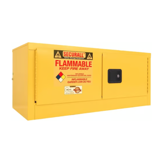 Screenshot2024-04-03134640.png Flammable Liquid Storage Cabinet | 12 Gallon | 2 Door | Wall Mountable | Self-Latch | Securall - Image 1