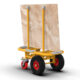 Abaco Easy Moving Dolly – Compact Stone Slab Transport & Storage Cart (AEMD400) - Image 3