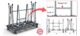 Abaco Folding One-Stop A-Frame – Foldable Slab & Panel Transport Rack (FOSA8759) - Image 6