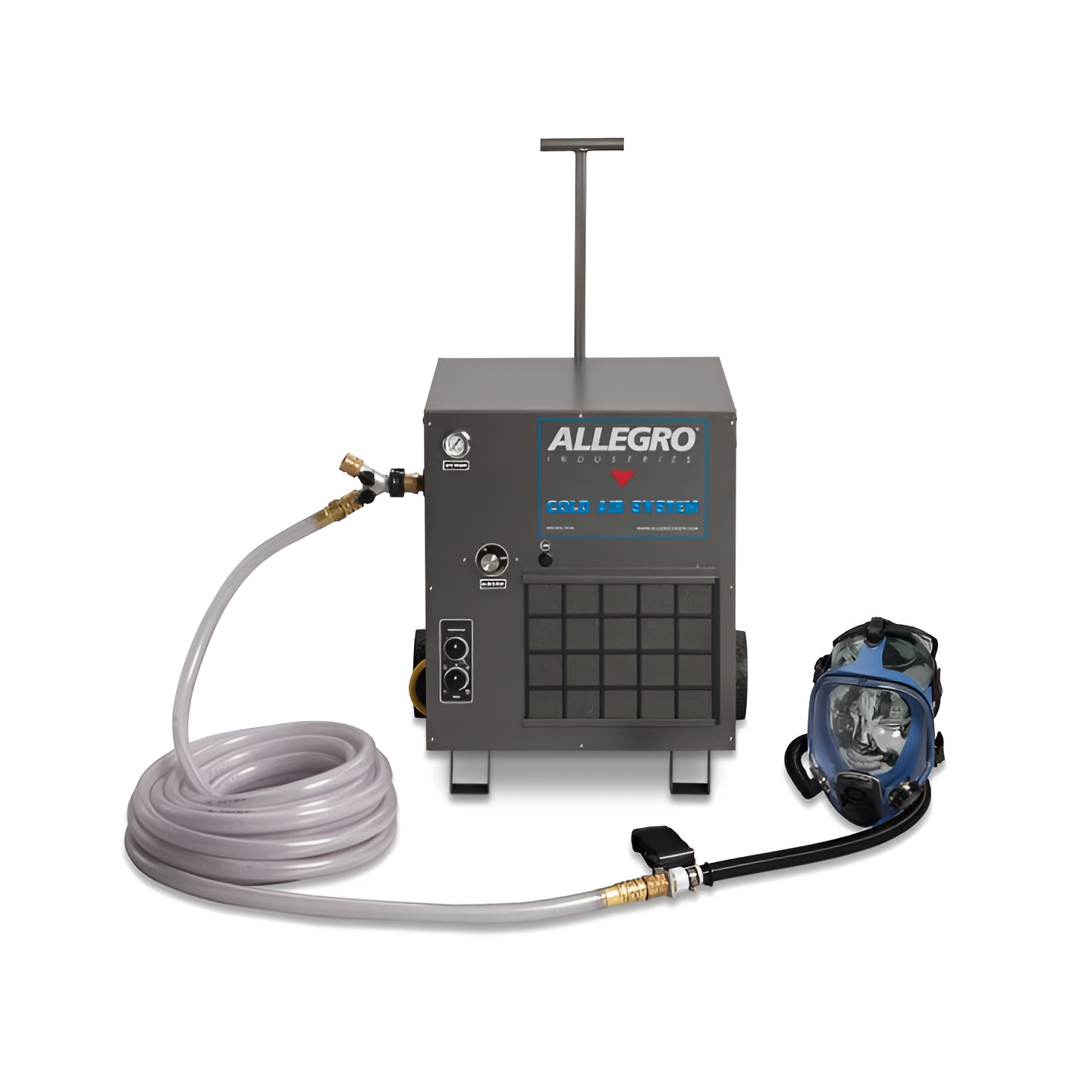 allegro-2-worker-full-mask-breathing-cold-air-respirator-system-50ft-hose-9200-01CA.png Full Mask Breathing Cold Air Respirator Systems | 50' Hose | Allegro 9200-01CA - Image 1