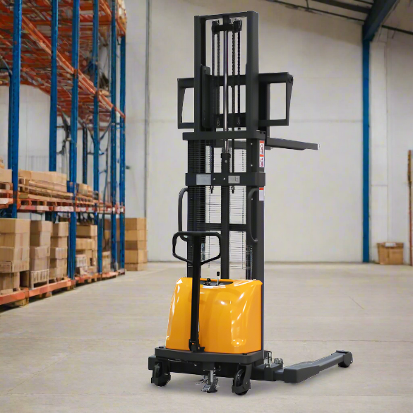 apollo-lift-3300-lbs-capacit-power-lift-straddle-stacker-118-lifting-A-3012-11.png Electric Straddle Stacker | 3300 lbs. Capacity | 118'' Lifting Height | Apollolift A-3012 - Image 1