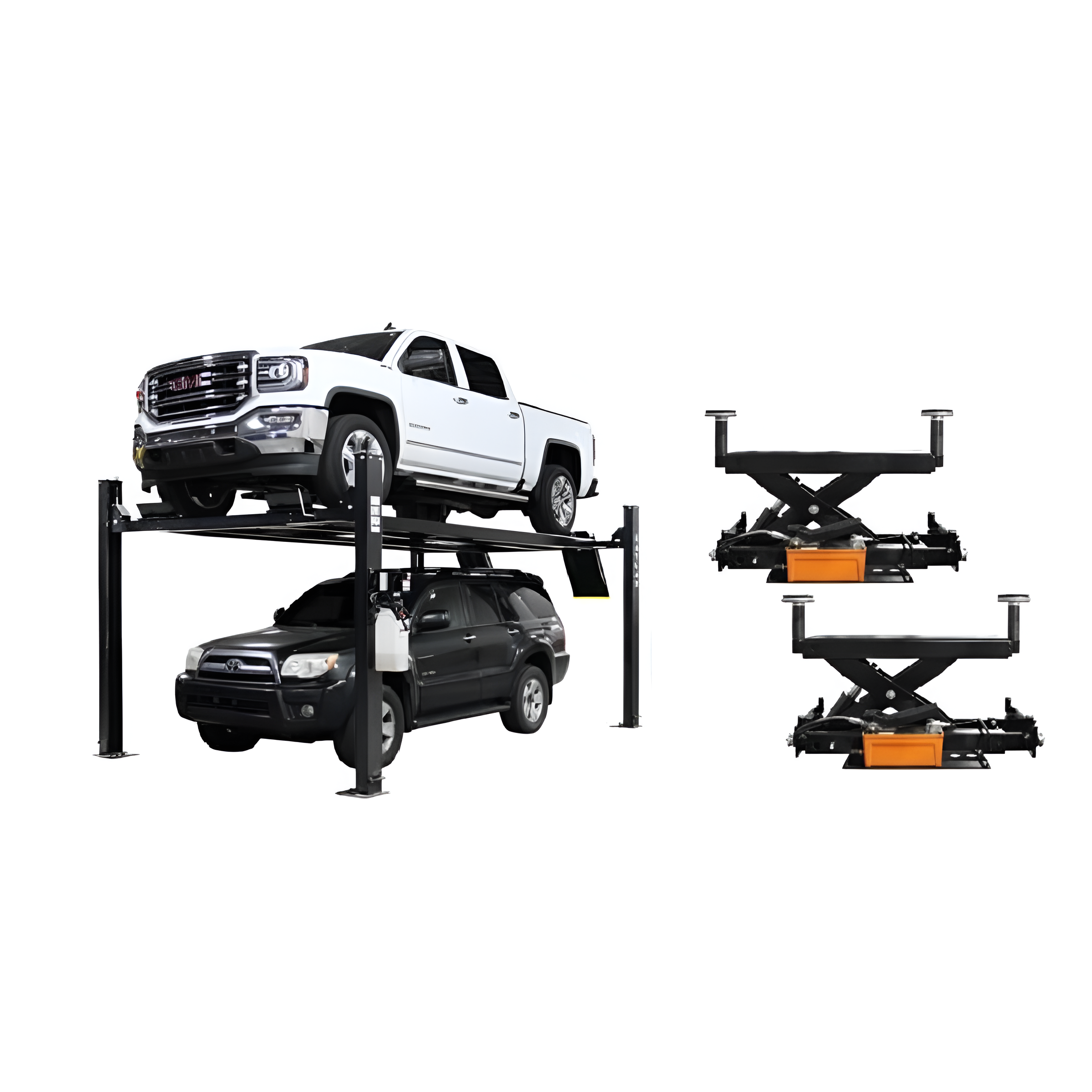 atlas-automotive-equipment-412-12000lb-4-post-lift_RJ6-rolling-jacks-combo-ATTD-412-COMBO-FPD-Picsart-AiImageEnhancer.png Atlas APEX9 ALI Certified 4-Post Lift with RJ6 Rolling Bridge Jacks Combo – 12,000 lb Capacity Automotive Lift System (APEX9-COMBO1-FPD) - Image 1