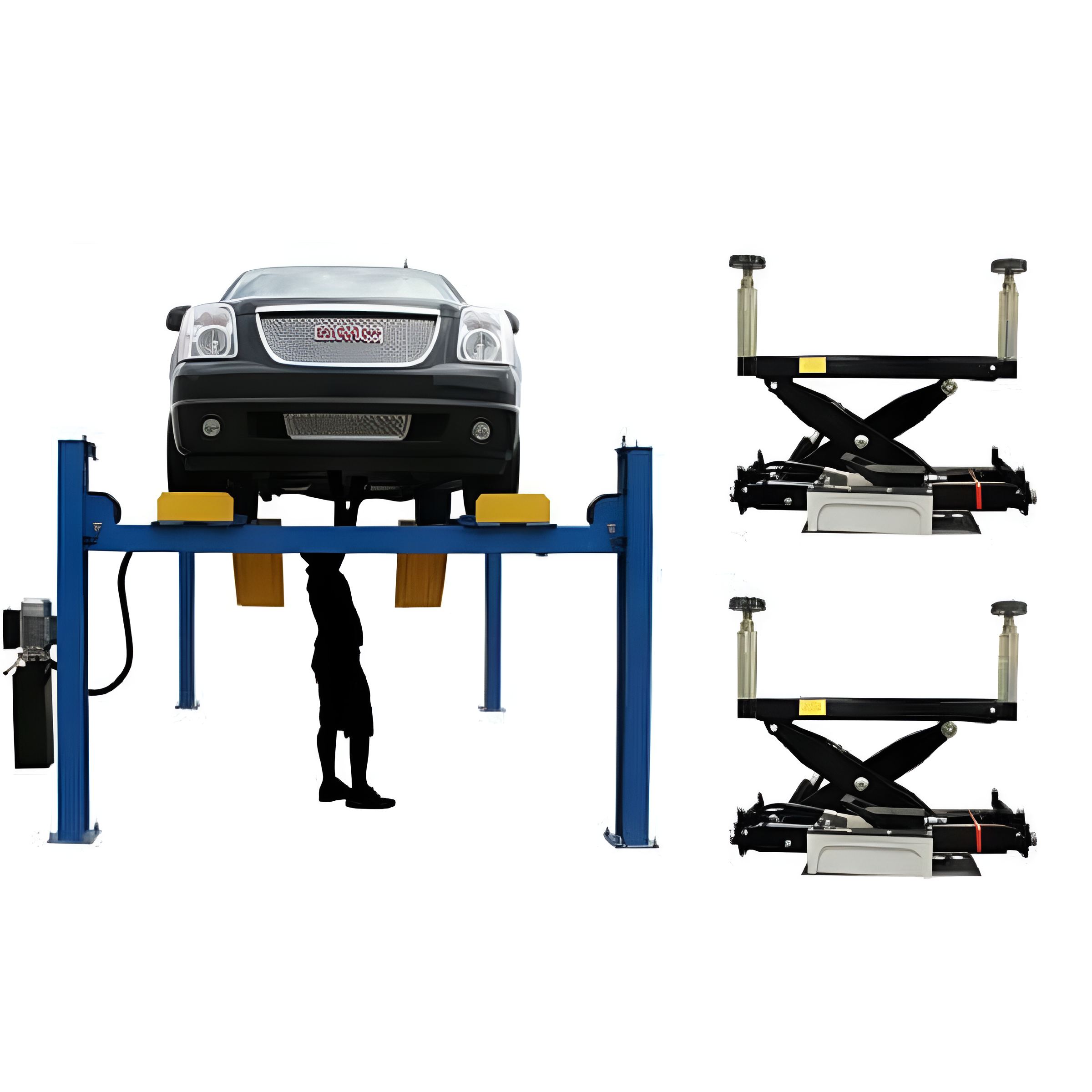 atlas-automotive-equipment-414A-alignment-lift_RJ8-rolling-jacks-combo-ATTD-414A-COMBO-FPD.png Atlas 414A Alignment Lift with RJ8 Rolling Jack Combo – 14,000 lb Capacity 4-Post Alignment Rack for Professional Automotive Shops - Image 1
