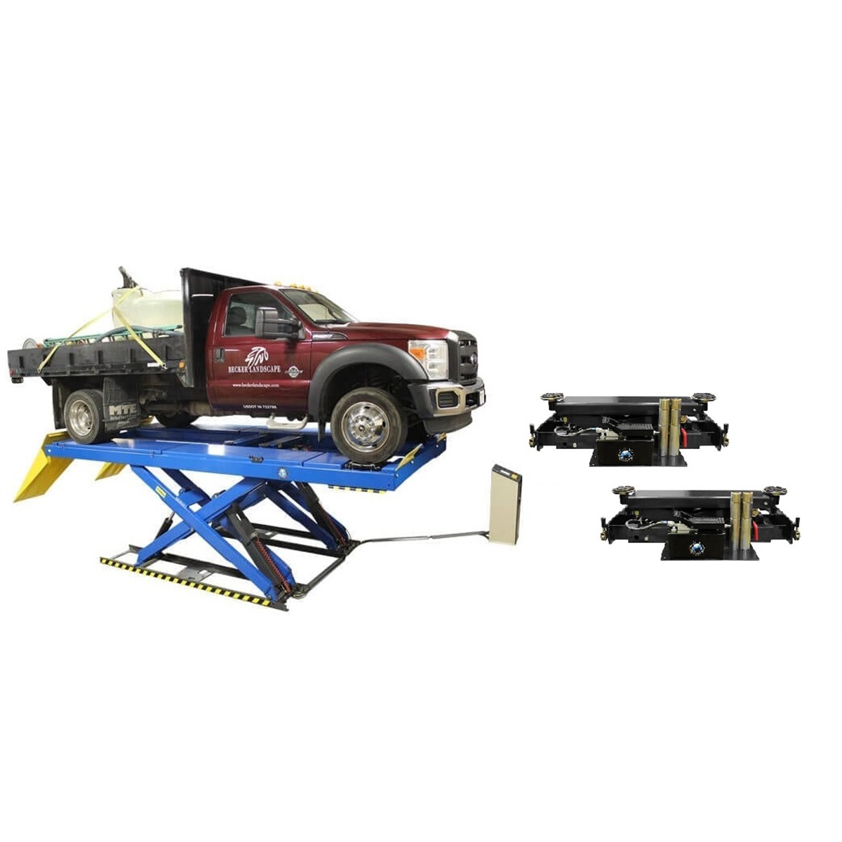 atlas-automotive-equipment-PX16A-scissor-alignment-lift-and-RJ8-rolling-jacks-combo-ATPK-PX16ACF-COMBO-FPD.png Atlas Equipment PX16A Scissor Alignment Lift and RJ8 Rolling Jacks Combo ATPK-PX16ACF-COMBO-FPD - Image 1