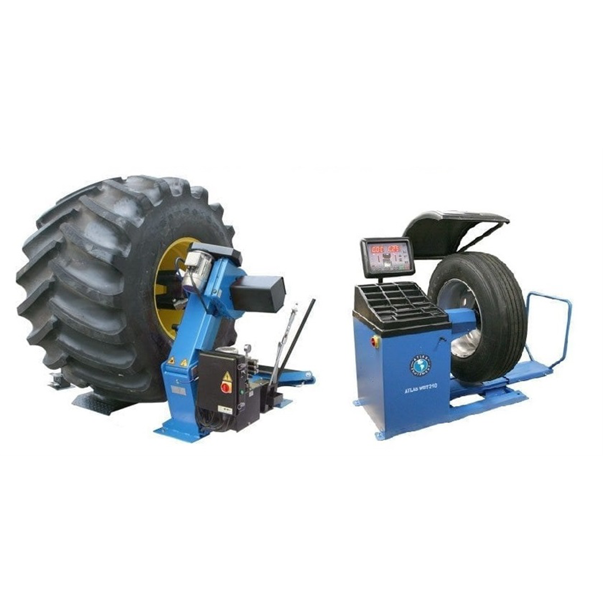 atlas-automotive-equipment-TC303-tire-changer_WBT210-wheel-balancer-combo-TTCWB-COMBO3-FPD.png Atlas Equipment TC303 + WBT210 Heavy‑Duty Truck Tire Changer & Wheel Balancer Combo | TTCWB‑COMBO3‑FPD - Image 1