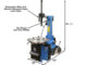 Atlas TC755EZ Tire Changer & WB49-2-PRO Wheel Balancer Combo – Professional Rim Clamp Machine & Digital Balancer | TCWB-COMBO4-FPD - Image 8