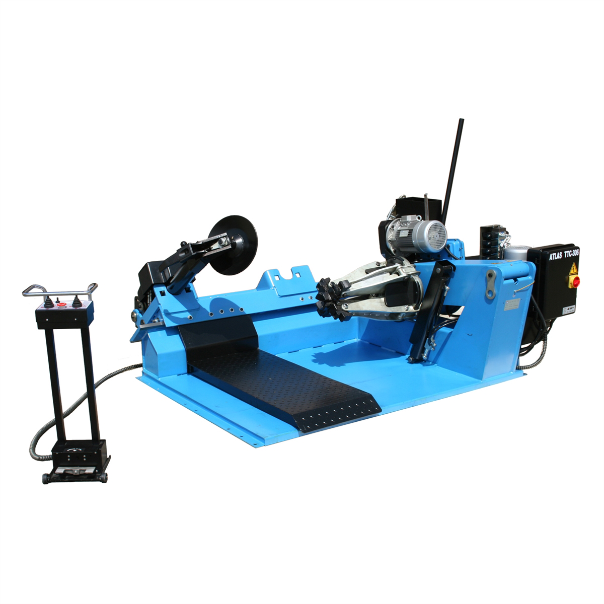 atlas-automotive-equipment-TTC306-deluxe-automated-truck-tire-changer-ATTC306.png Atlas TTC306 Deluxe Automated Truck Tire Changer – Heavy-Duty Commercial Tire Machine for Truck, Bus & Industrial Tires (ATTC306) - Image 1