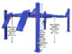 Atlas Platinum PVL14OF‑EXT 14,000 lb Open‑Front Alignment Lift + RJ7000 Rolling Bridge Jacks Combo | AP‑PVL14OF‑EXT‑COMBO (Will Call) - Image 4