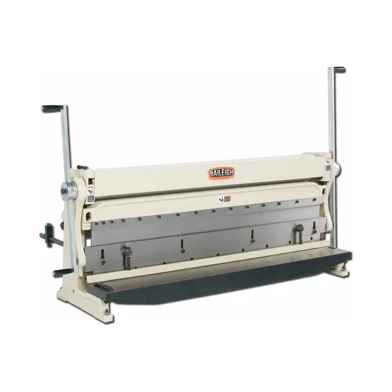 baileigh-industrial-3-in-1-combination-shear-brake-and-roll-52-bed-width-20-gauge-mild-steel-capacity-BA9-1007002.jpg Shear Brake Roll | 52'' Bed Width | 20 Gauge Cap. | Baileigh Industrial BA9-1007002 - Image 1