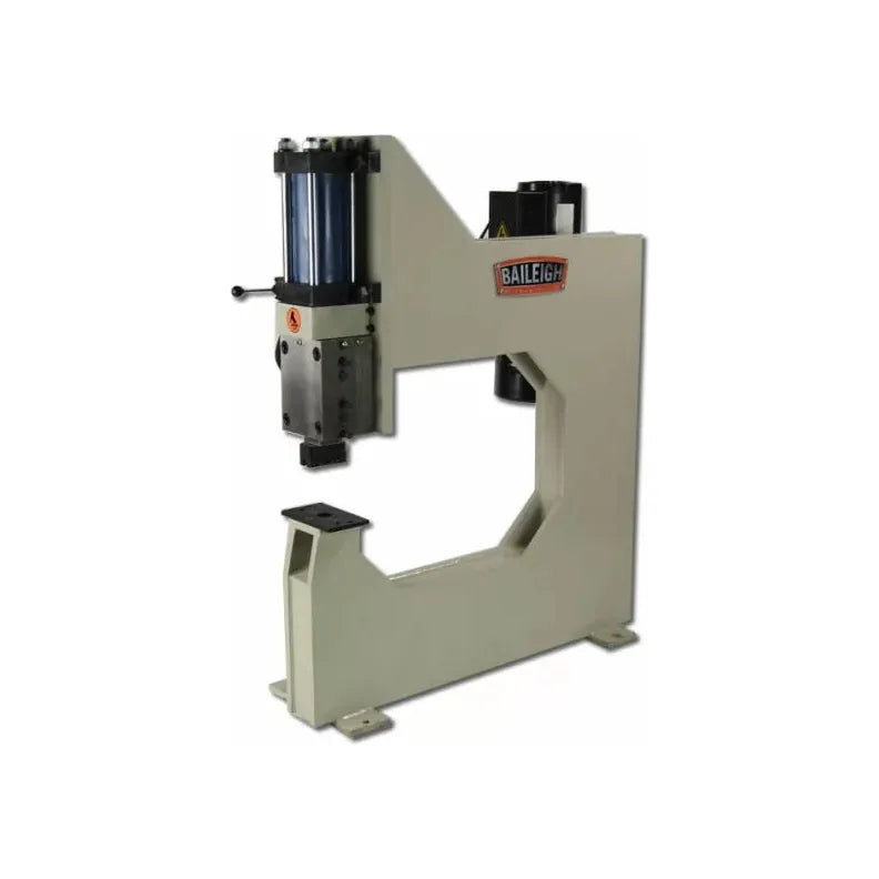 baileigh-industrial-BP-10E-110V-10-ton-hydraulic-bench-press-4-stroke-25-throat-depth-uses-same-tooling-as-BA9-1000771A.jpg Bench Press | 10 Ton | Baileigh Industrial BA9-1000771A - Image 1