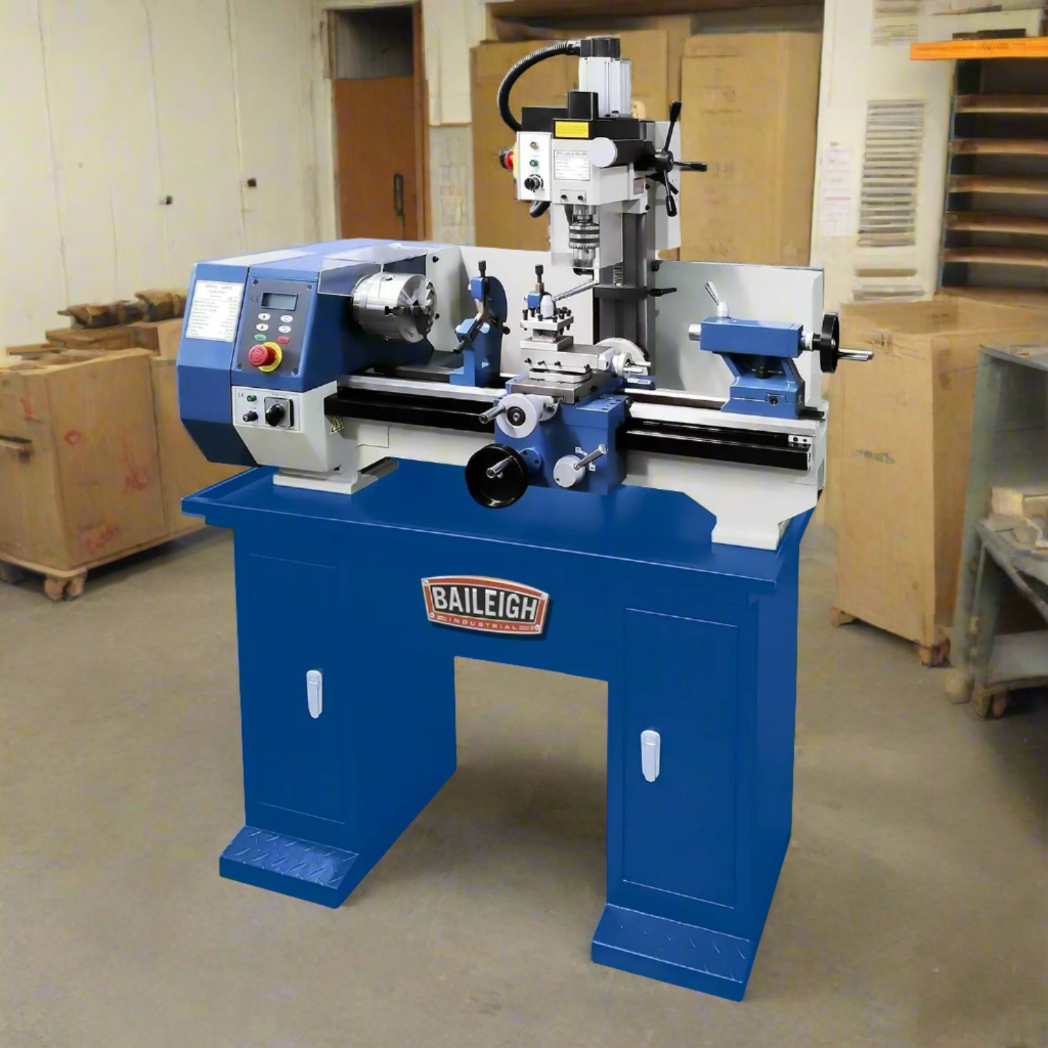 baileigh-industrial-MLD-1022-110V-mill-lathe-and-drill-combination-10-swing-22-between-center-BA9-1228216_2024-07-23T03_29_19.838Z.png Mill Lathe and Drill Combination | Baileigh Industrial BA9-1228216 - Image 1