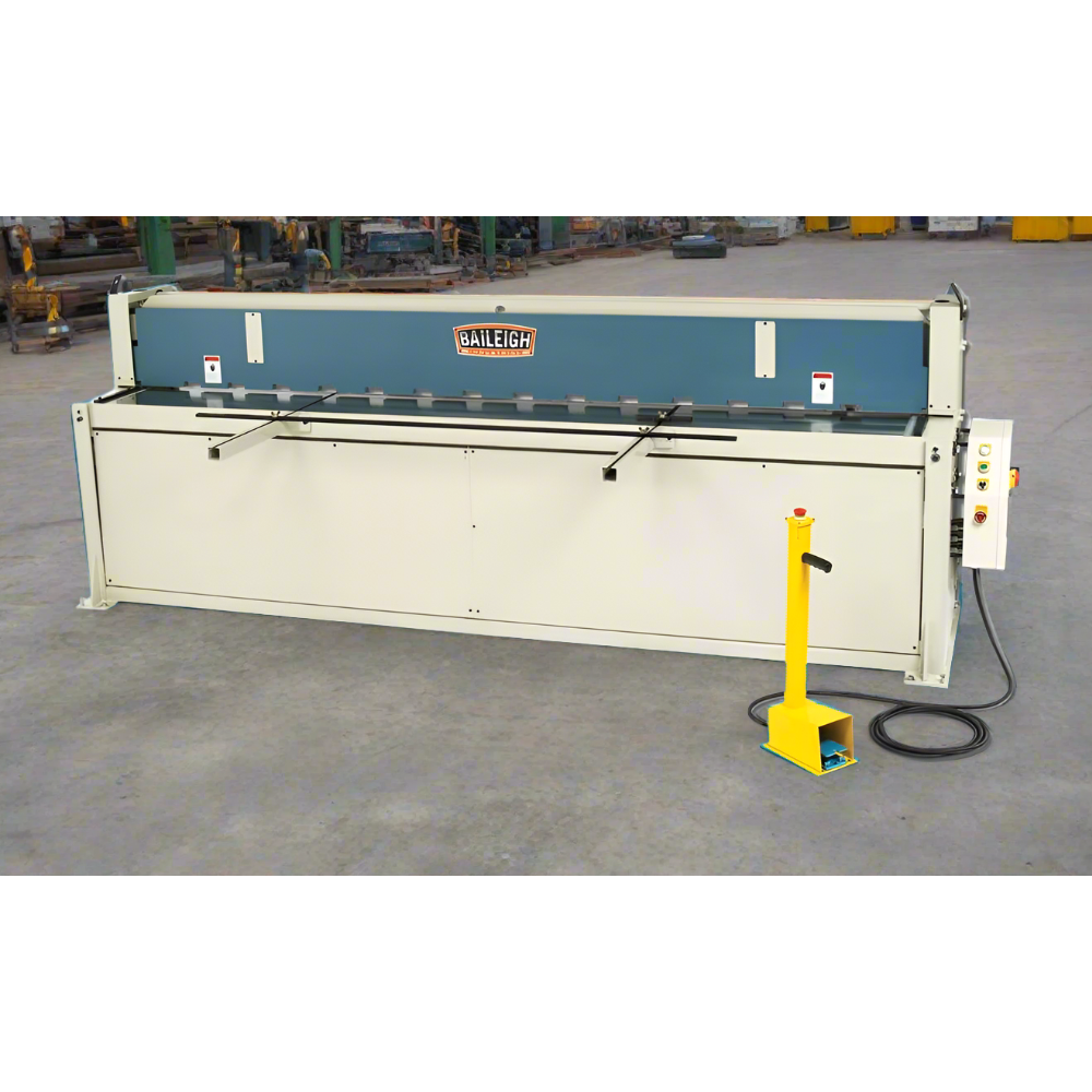 baileigh-industrial-SH-12014-220V-3Phase-hydraulic-powered-shear-120-length-14-gauge-mild-steel-capacityBA9-1007071_2024-07-16T10_03_57.377Z.png Hydraulic Shear | Baileigh Industrial BA9-1007071 - Image 1