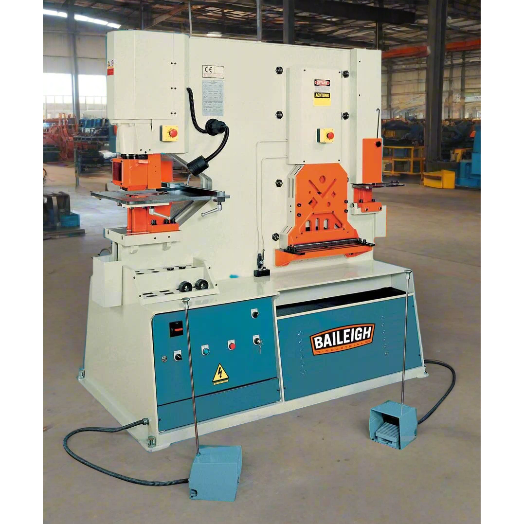 baileigh-industrial-SW-95-220V-3Phase-dual-operator-95-ton-5-station-ironworker-BA9-1007865_2024-07-22T09_29_30.914Z.png Hydraulic Ironworker | 95 Ton | Baileigh Industrial BA9-1007865 - Image 1