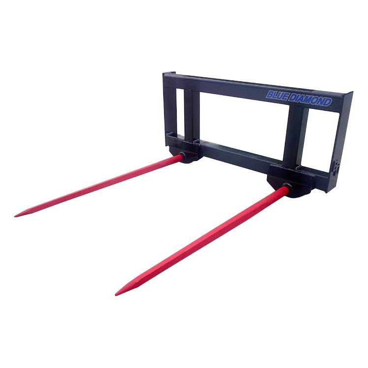blue-diamond-attachments-48-double-bottom-hay-spear-311010.jpg Hay Spear | 48'' | Double Bottom | Blue Diamond Attachments - Image 1