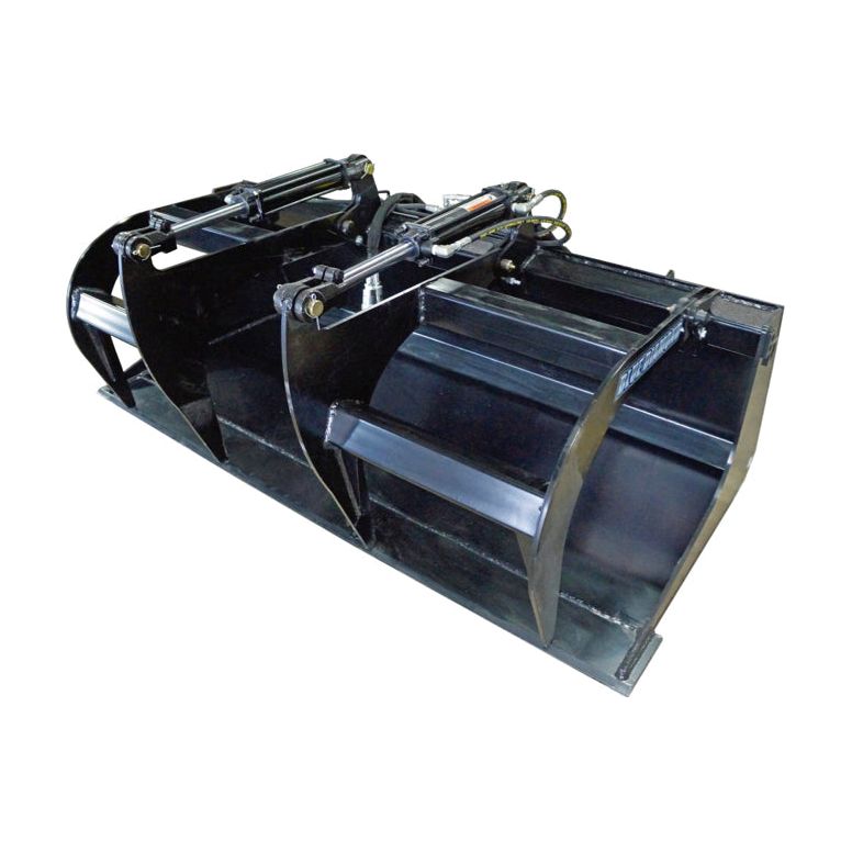 blue-diamond-attachments-66-grapple-bucket-light-duty-dual-clamps-106065.jpg Grapple Bucket | 66'' | Blue Diamond Attachments - Image 1
