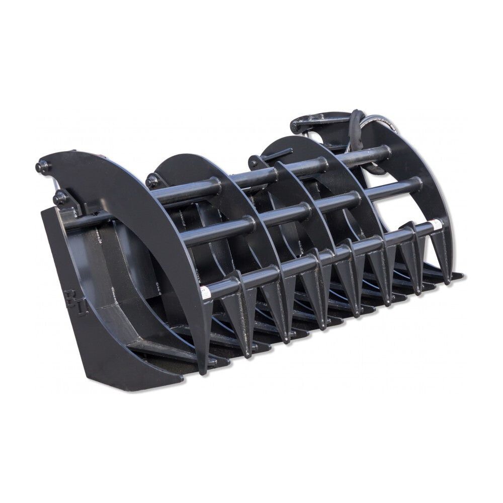 blue-diamond-attachments-84-grapple-rake-heavy-duty-single-clamp-107015.jpg Grapple Rake | 84'' | Blue Diamond Attachments - Image 1