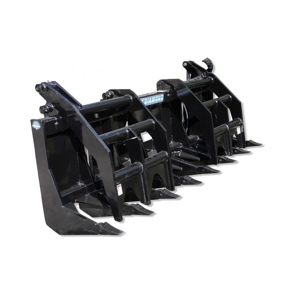 blue-diamond-attachments-84-grapple-rake-severe-duty-dual-clamp-106525.jpg Grapple Rake | 84'' | Blue Diamond Attachments - Image 1
