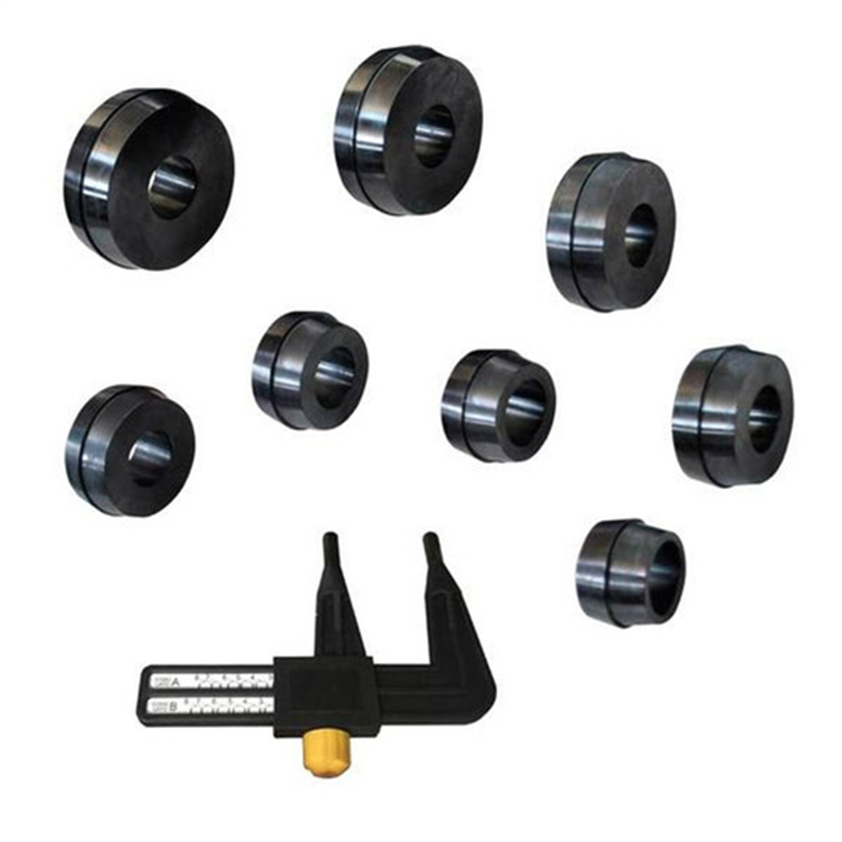 corghi-8-PC-dual-sided-precision-collets-40mm-COR8-21100244.png Corghi 8-PC Dual-Sided Precision Collets (40mm) – COR8-21100244 Wheel Balancer Accessory - Image 1