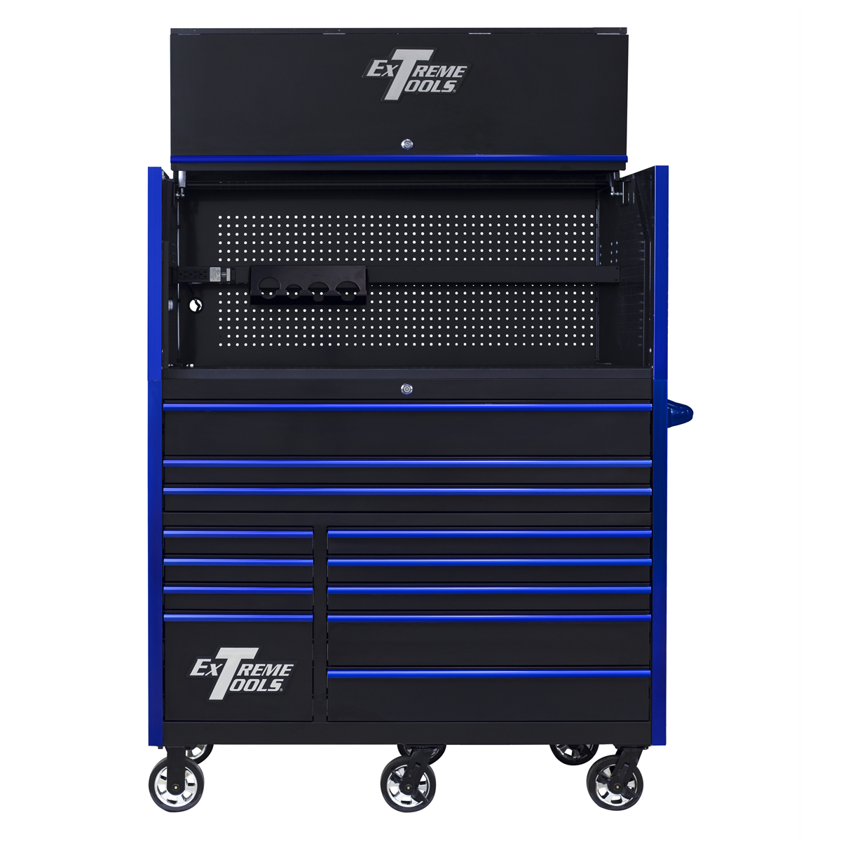 extreme-tools-55inches-hutch-roll-cabinet-combo-EXTRX5513HRKU.png Extreme Tools 55" Hutch-Roll Cabinet Combo EXTRX5513HRKU - Image 1