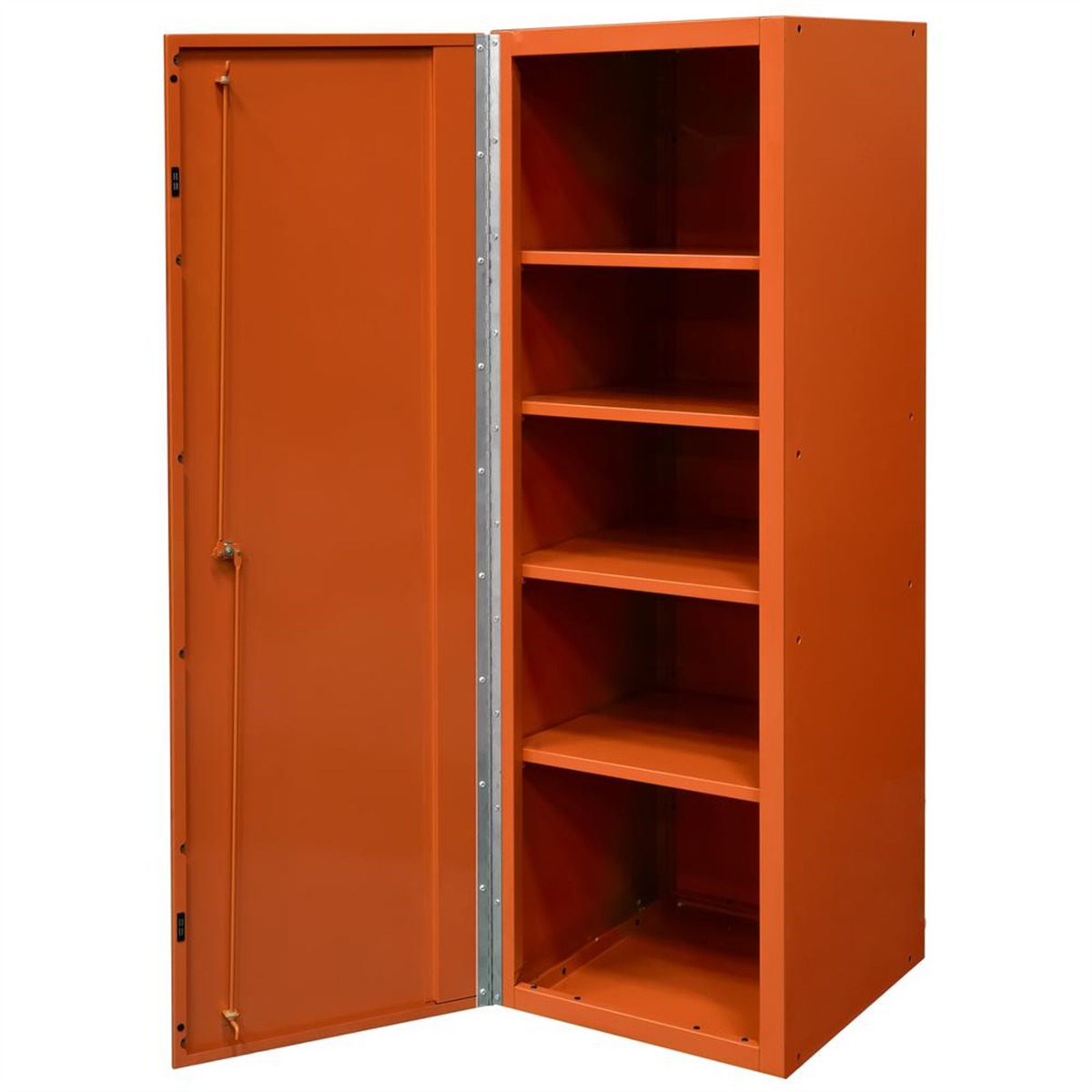 extreme-tools-DX-19inch-x-21in-locker-4-shelves-orange-with-Black-handle-EXTDX192100SLORBK.png Extreme Tools DX 19'' x 21'' Locker 4Shelves, Orange with BK Handle EXTDX192100SLORBK - Image 1