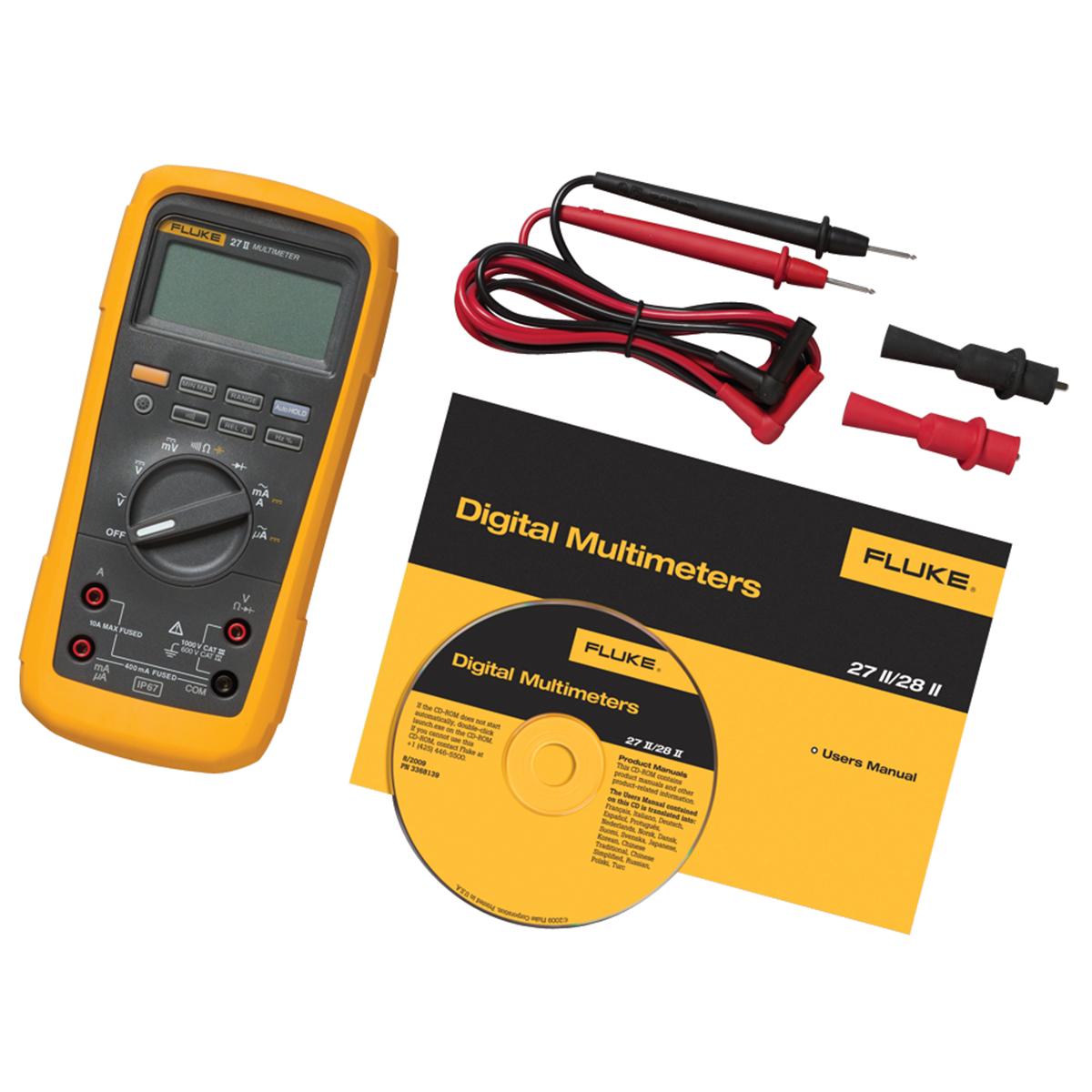 fluke-water-proof-digital-multimeter-FLU27-II.png Fluke Water Proof Digital Multimeter FLU27-II - Image 1
