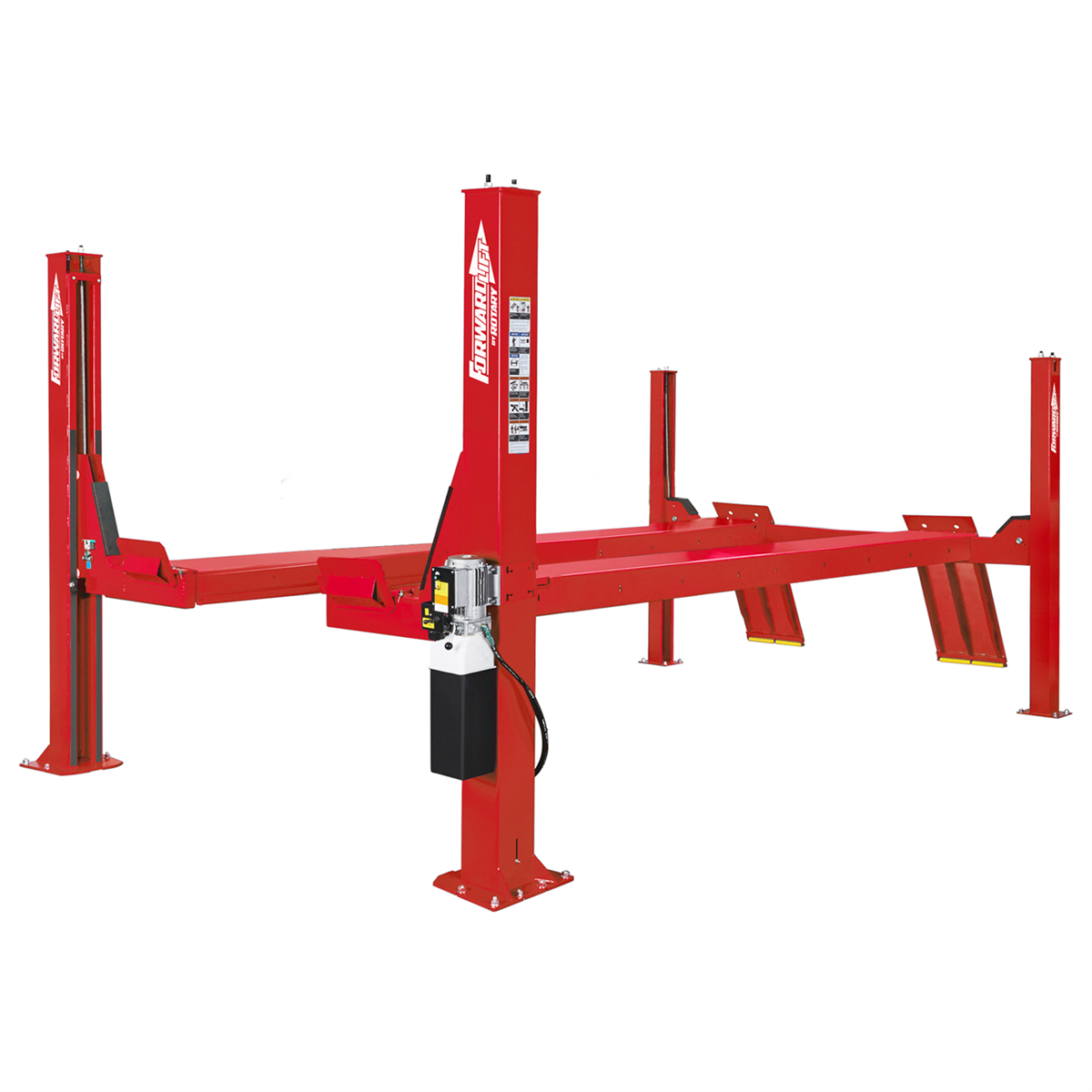 forward-lift-14000lb-open-front-4-post-general-service-lift-215in-wheelbase-pneumatic-locks_red-ROTCRO14N102YRD.png Forward Lift 14,000 lb Open Front 4-Post General Service Lift 215" Wheelbase Pneumatic Locks – Red ROTCRO14N102YRD - Image 1