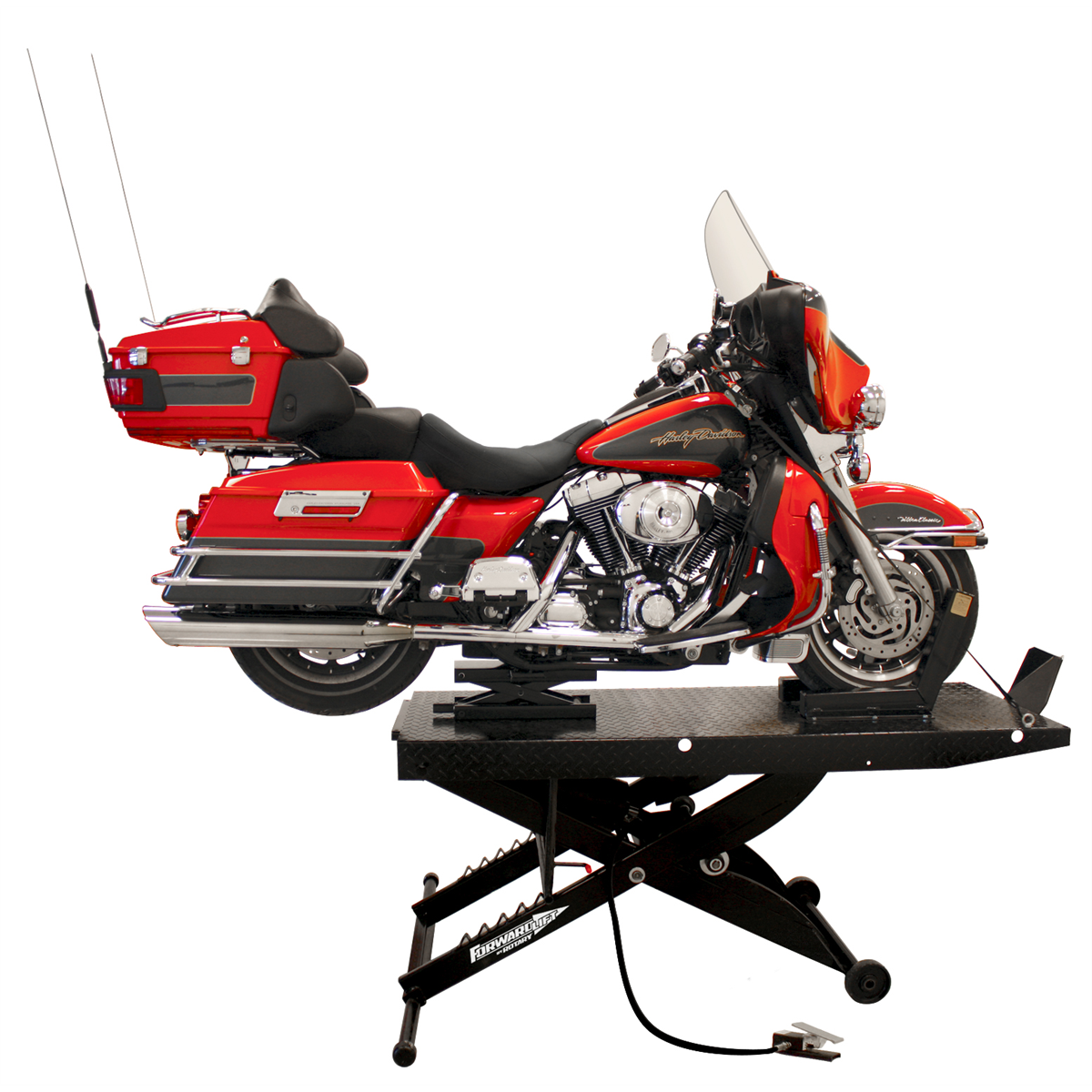forward-lift-portable-motorcycle-ATV-air-operated-lift-with-dolly-black-ROT1000MCLDTMFBK.png Forward Lift Portable Motorcycle ATV Air-Operated Lift with Dolly Black ROT1000MCLDTMFBK - Image 1