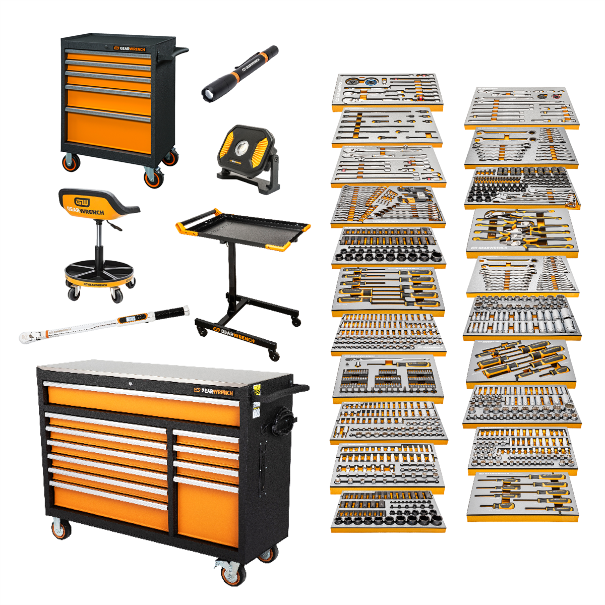 gearWrench-1024-piece-MEGAMOD-master-mechanics-tool-set-Inch-premium-modular-foam-trays-with-tool-storage-KDTMEGAMOD1024.png GearWrench 1024-Piece MEGAMOD Master Mechanics Tool Set with Premium Foam Trays & Tool Storage KDTMEGAMOD1024 - Image 1