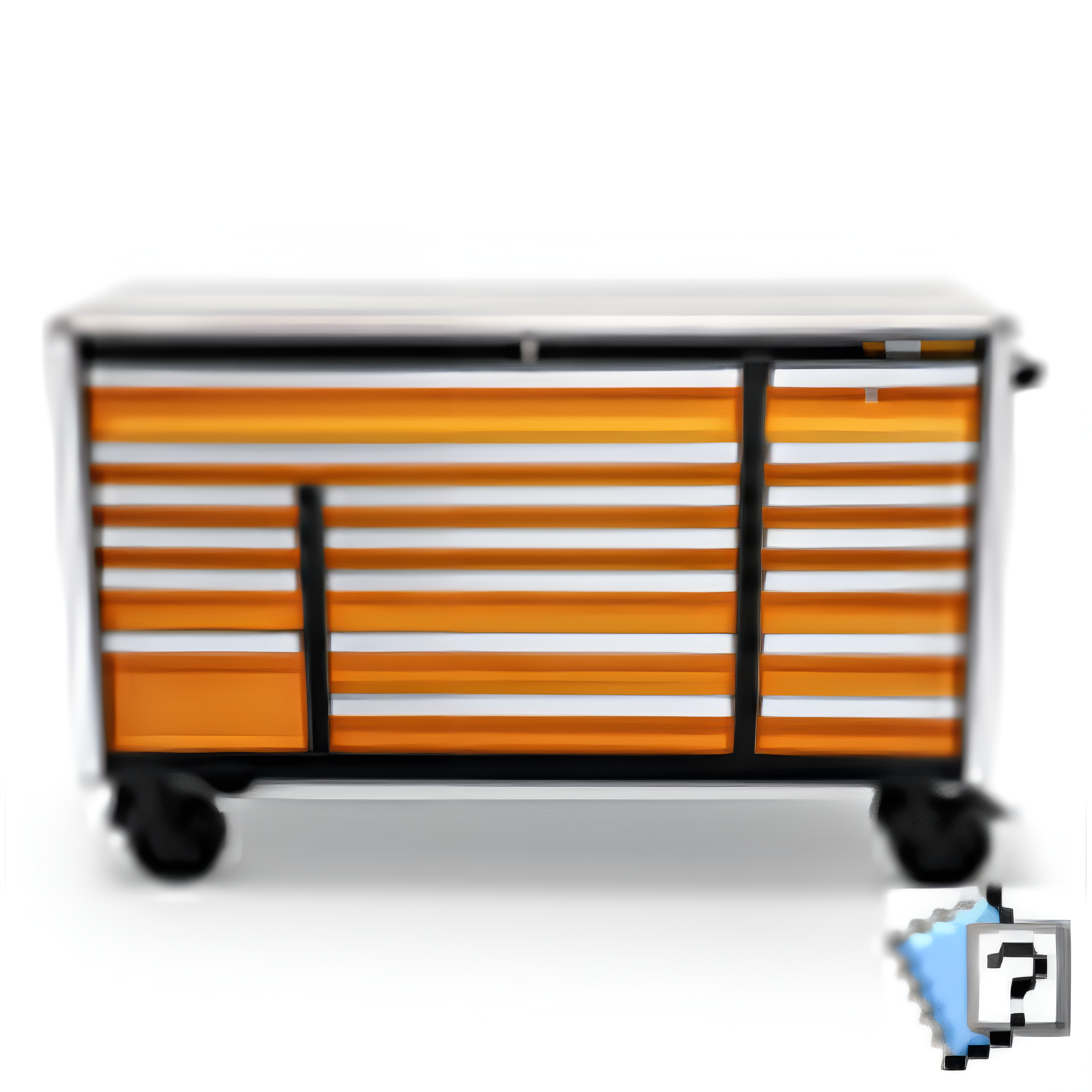 gearWrench-72inch-18-drawer-rolling-tool-cabinet-with-stainless-steel-worktop-and-chrome-drawer-pull-KDT83249.png GearWrench 72'' 18-Drawer Rolling Tool Cabinet with Stainless Steel Worktop & Chrome Drawer Pulls - Image 1