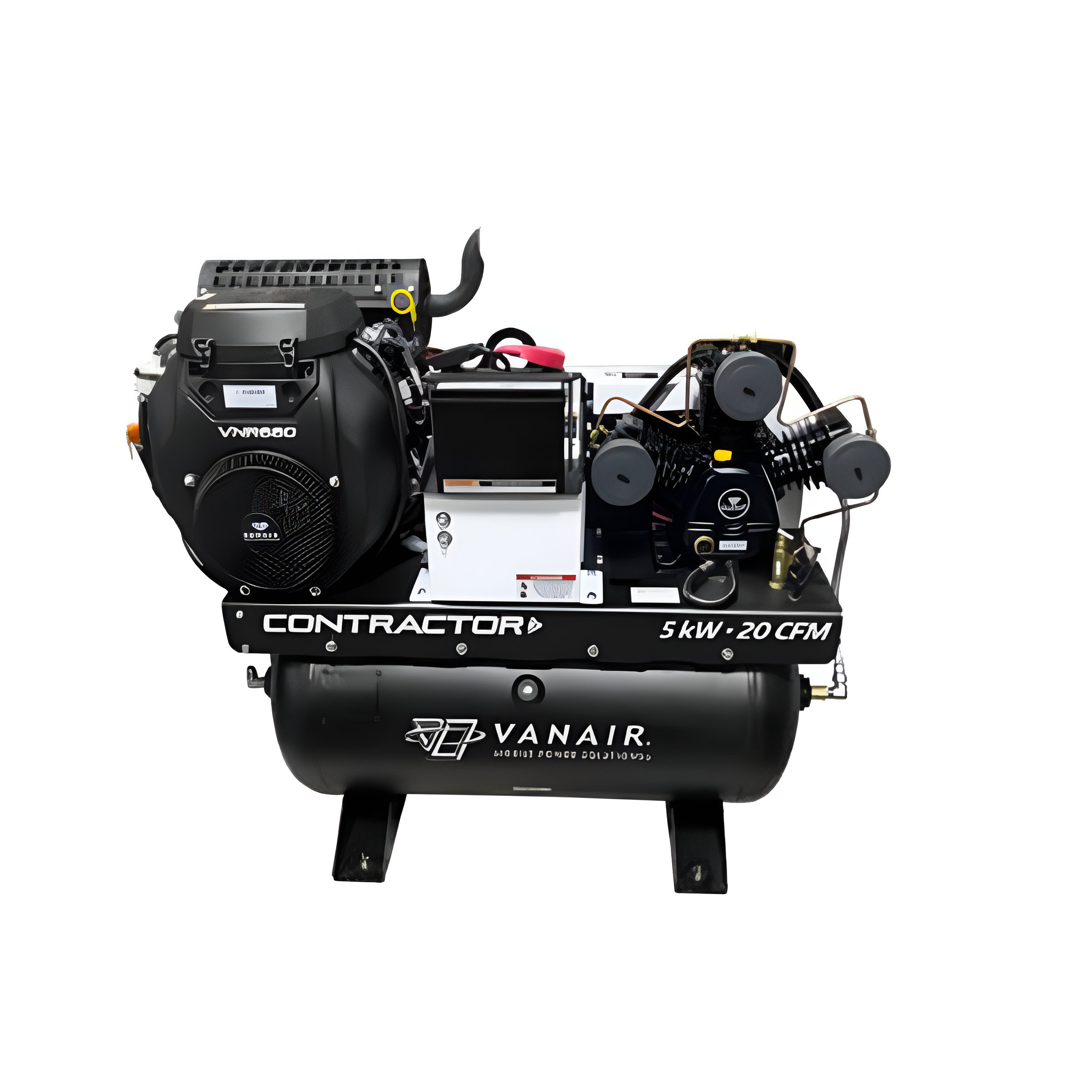 goodall-manufacturing-contractor-20HP-RM-30GAL-GDL050687.png Goodall Manufacturing Contractor 20HP Air Compressor & Generator – 20 CFM, 30-Gallon Tank, 5kW Peak Power, Remote Mount (GDL050687) - Image 1