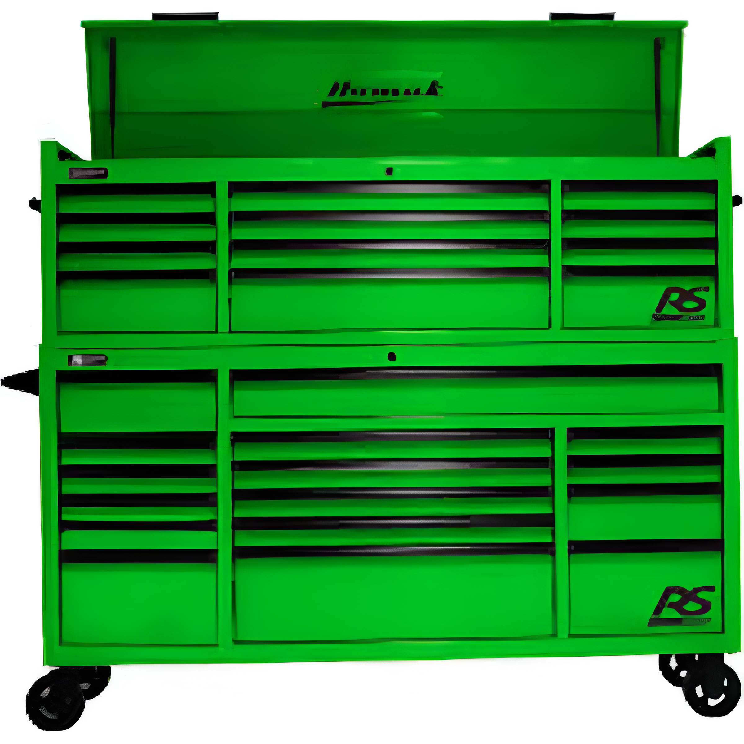 homak-manufacturing-72in-RS-pro-12-drawer-top-chest-and-16-drawer-roller-cabinet-combo-lime-green-HOMLG07072280-Picsart-AiImageEnhancer.png Homak Manufacturing 72" RS Pro 12-Drawer Top Chest and 16-Drawer Roller Cabinet Combo - Lime Green HOMLG07072280 - Image 1