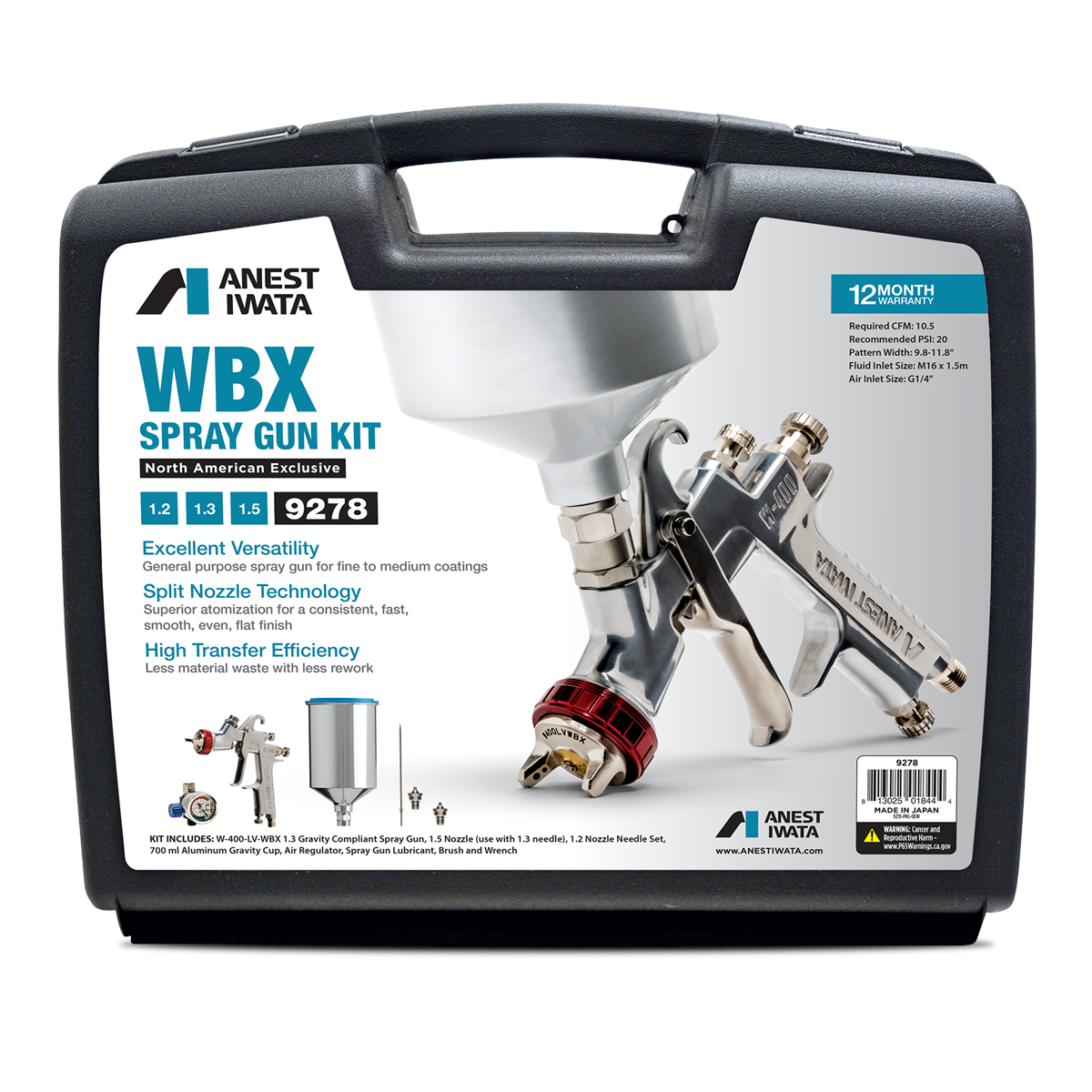iwata-3-spray-gun-lit-IWA9267.png Iwata 3 Spray Gun Kit IWA9267 - Image 1