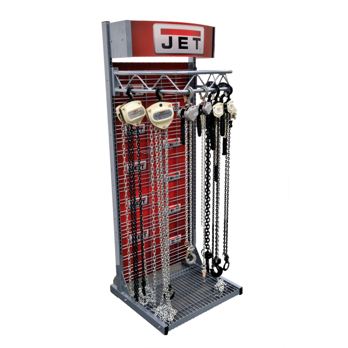 jet-tools-hoist-_-merchandiser-display-JET555000K-00.png Jet Tools Hoist & Merchandiser Display JET555000K - Image 1