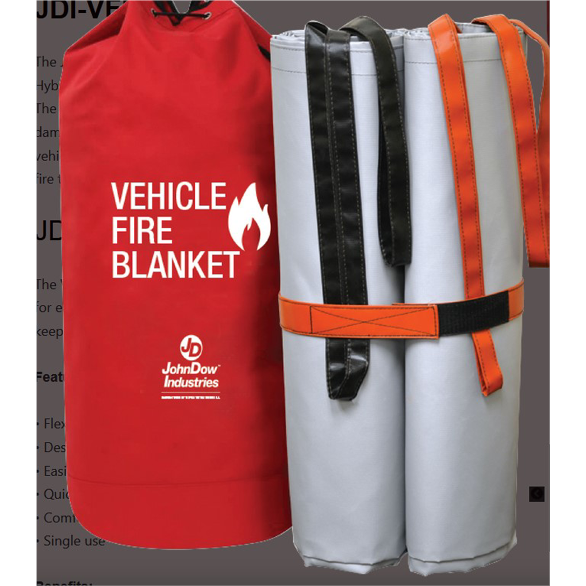 john-dow-Vehicle-Fire-Blanket-DOWJDI-VFB1.png John Dow Vehicle Fire Blanket DOWJDI-VFB1 - Image 1