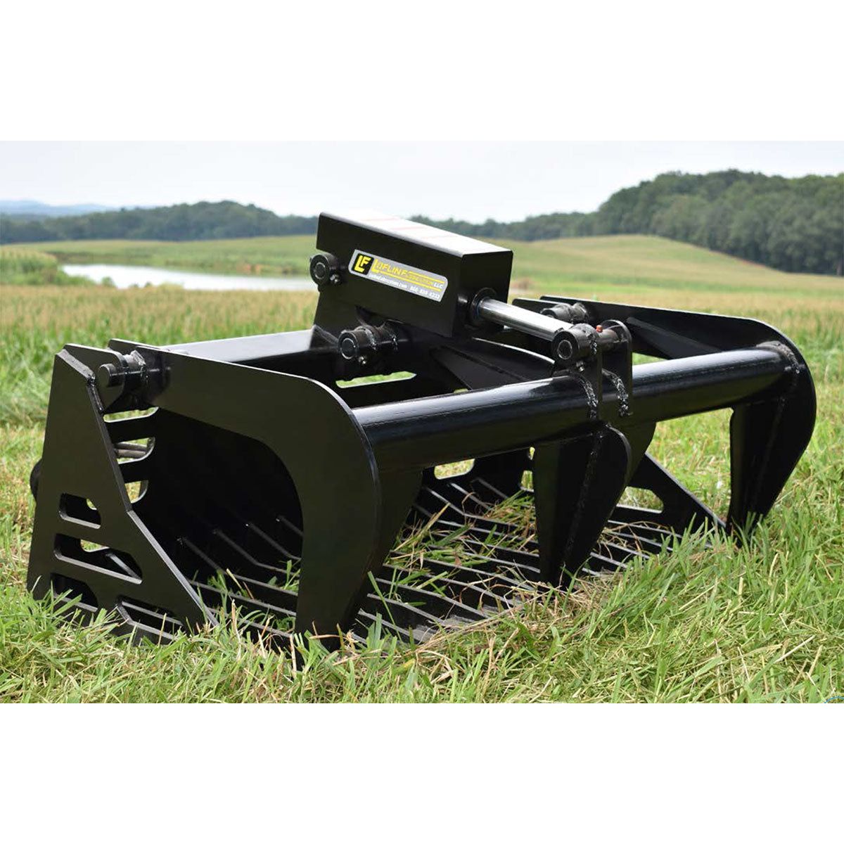 loflin-fabrication-mini-rock-bucket-grapple-0.jpg Mini Rock Bucket Grapple | Loflin Fabrication - Image 1