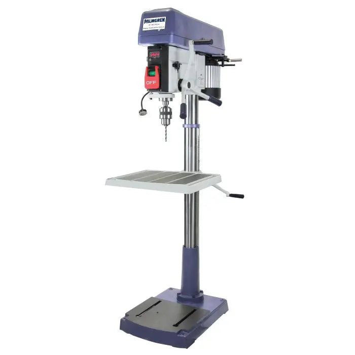 palmgren-20-16-speed-floor-step-pulley-1PH-drill-press-9680209.jpg Palmgren 20" Drill Press – 16-Speed, Step Pulley Drive | Model 9680209 - Image 1