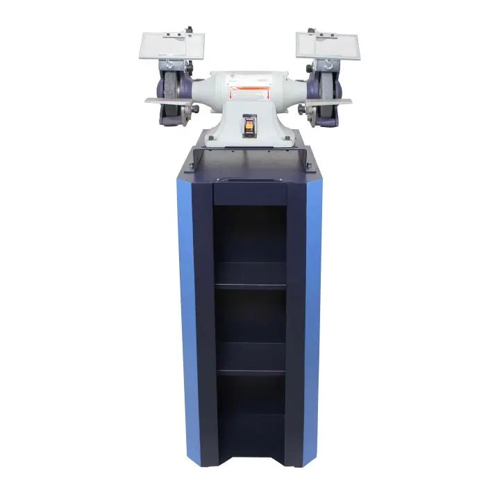 palmgren-6-XP-bench-grinder-_-pedestal-dust-collector-stand-combo-9682070.jpg Palmgren Bench Grinder 6'' Pedestal Dust Collector Combo 9682070 - Image 1