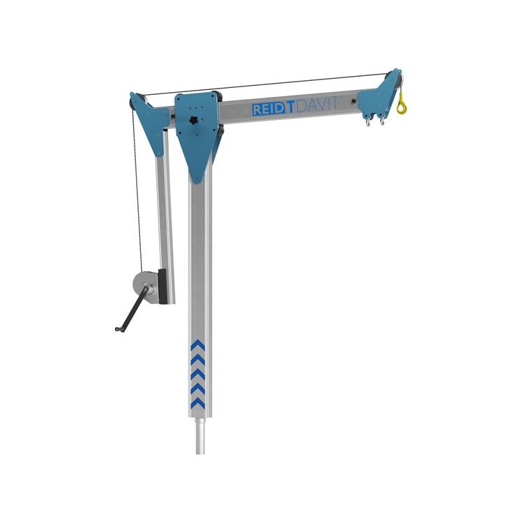 reid-lifting-T-davit-type-VW-coulumn-4-radius-4-1-1-WLL-600-lbUS-TDVWA4047.jpg T-Davit Type VW | Column 4 | Radius 47¼"| Reid Lifting - Image 1