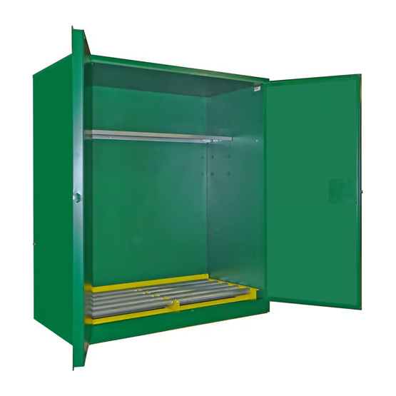 securall-120-gallon-pesticide-storage-cabinet-self-latch-standard-2-door-AGV1110.png Pesticide Storage Cabinet | 120 Gallon | 1 Shelves | 2 Doors| Self Latch | Securall - Image 1
