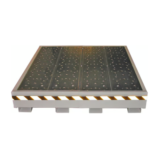 securall-156-gallon-sump-capacity-drum-spill-station-DSS09.png Drum Spill Station | 156 Gallon Sump Capacity | Securall - Image 1