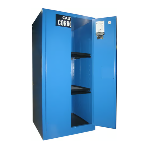 securall-60-gallon-acid-corrosive-storage-cabinet-2-shelves-2-door-manual-C160.png Acid & Corrosive Storage Cabinet | 60 Gallon | 2 Shelves | 2 Doors | Self Latch | Securall - Image 1