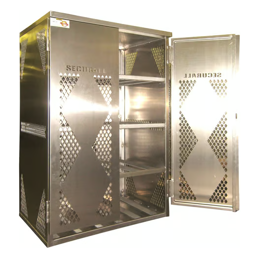 securall-horizonta-12-20-or-33-Lb-cylinders-storage-cabinet-LP12S.png LP Cylinder Storage Cabinet | 12/20 or 33 lb | Horizontal | Aluminum | Securall - Image 1