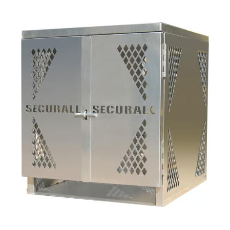 securall-vertical-4-20-or-33-Lb-cylinders-storage-cabinet-LP4S-VERTICAL.png LP Cylinder Storage Cabinet | 4/20 or 33 lb | Aluminum | Vertical | Securall - Image 1