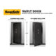 Vault Door | 32'' In-Swing | Black | 12 Gauge Steel | Access Code/Key Entry | SnapSafe 75416 - Image 8