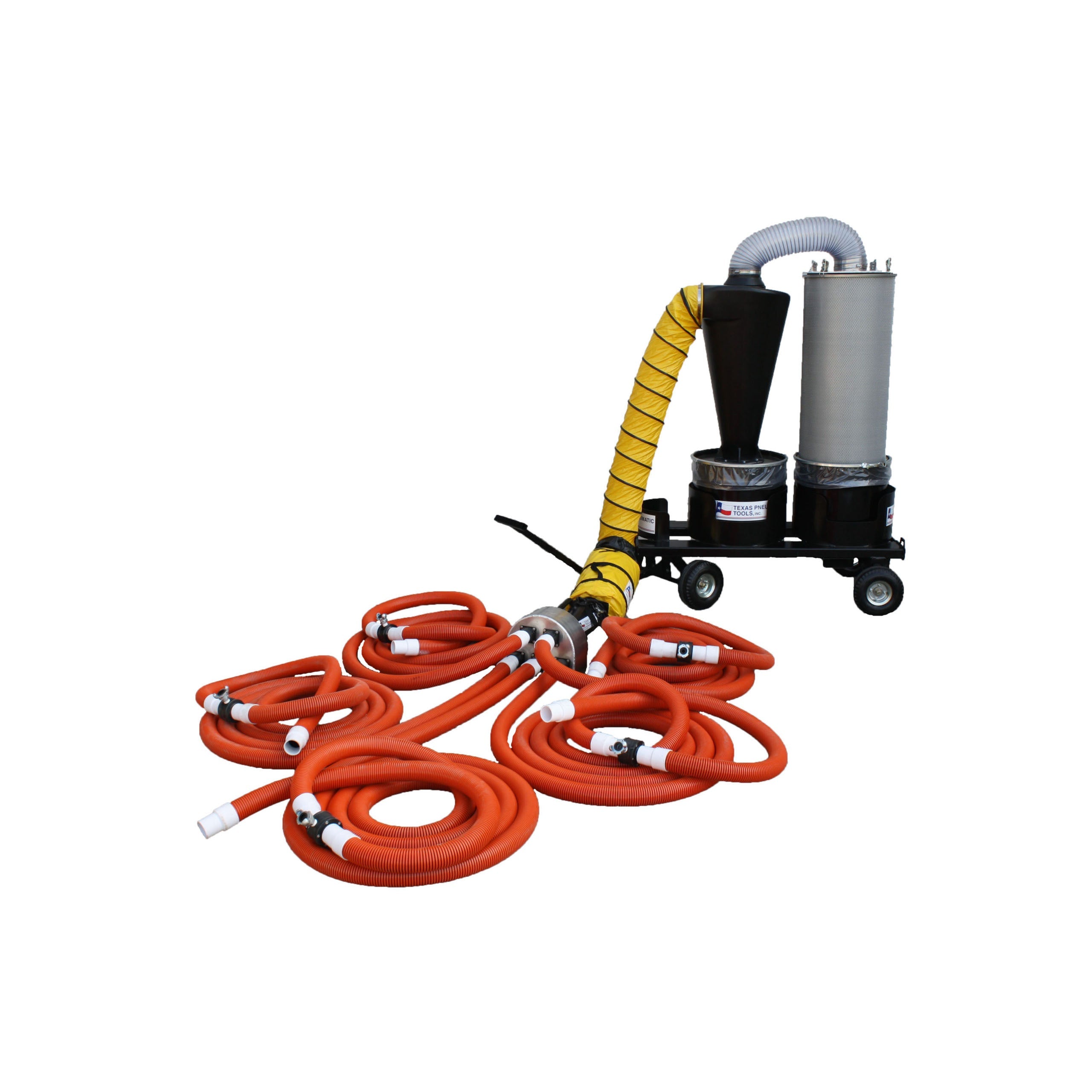 texas-pneumatic-tools-5-way-multi-unit-portable-dust-collection-system-TX-DCS-MU5.jpg Multi-Unit Dust Collection System | 5 Way | Texas Pneumatic Tools TX-DCS-MU5 - Image 1