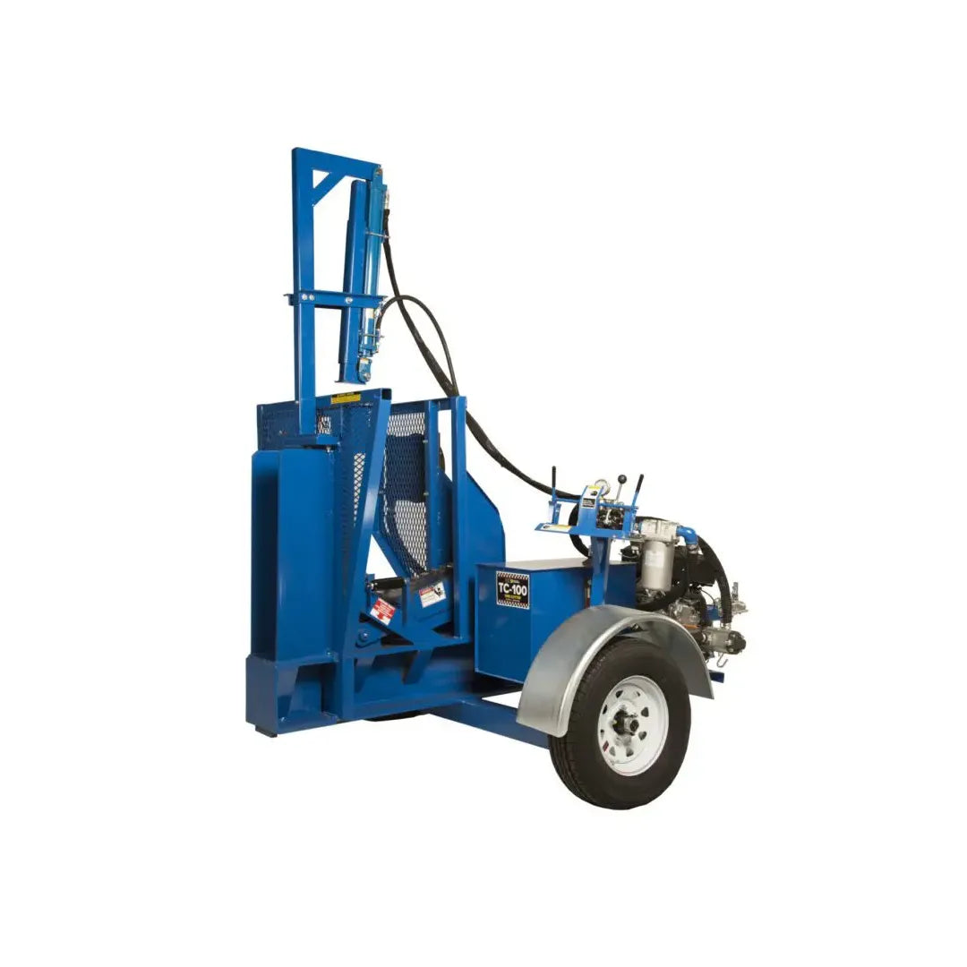 tire-service-international-TC-100-E-tire-cutter-electric-power-TC-100E.jpg Tire Service International TC‑100 EP Electric Tire Cutter – 10 HP, 3‑Phase 220/440 V, Cuts All Tire Types - Image 1