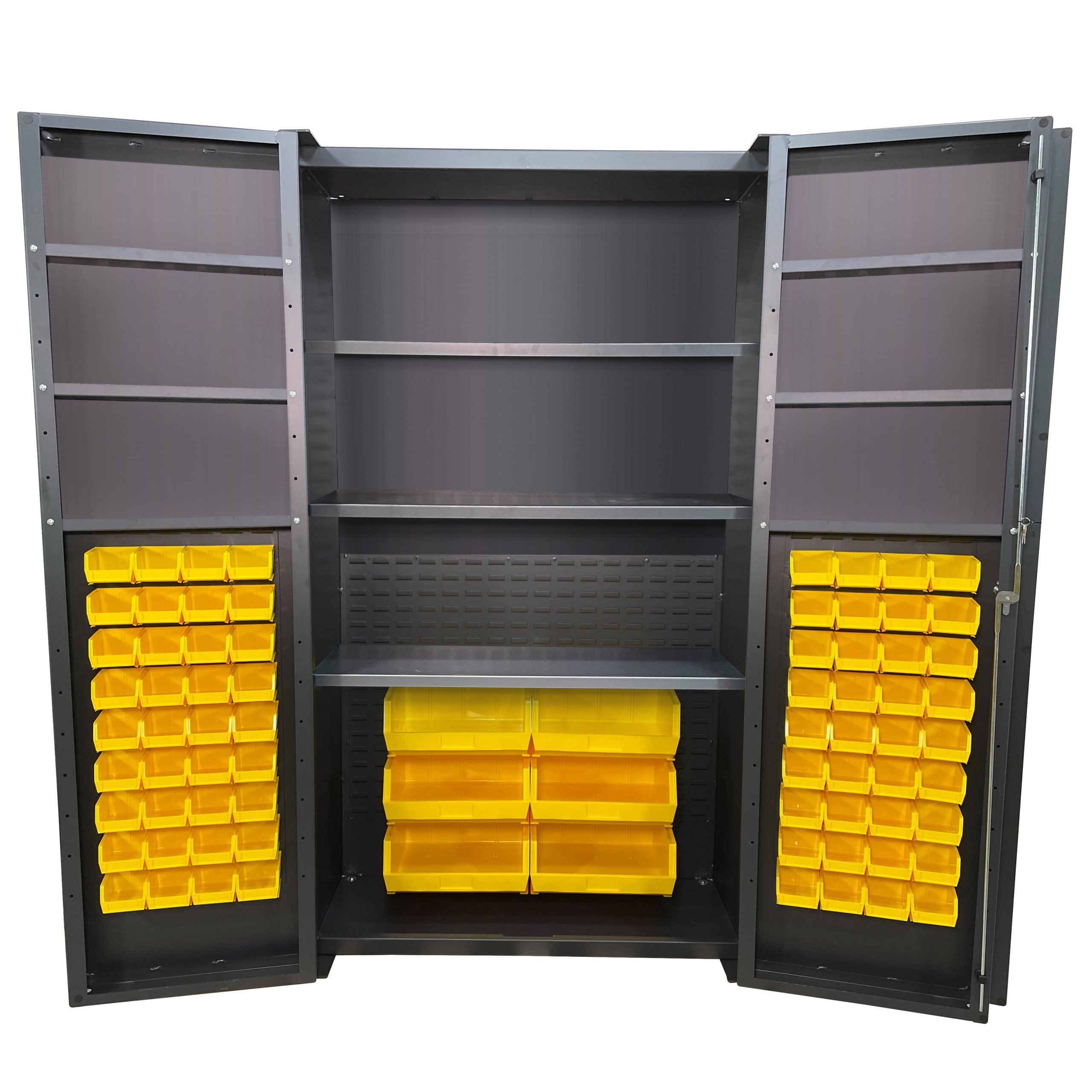valley-craft-48x84inches-bin-_-shelf-cabinet-deep-door-half-bins-F87971A9-9.jpg Bin & Shelf Cabinet | Deep Door | Half Bin | 48''×84'' | Valley Craft - Image 1