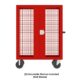 Security Cart | 60''×30'' | 2 Shelves | Red | Valley Craft F89058VCRD - Image 2